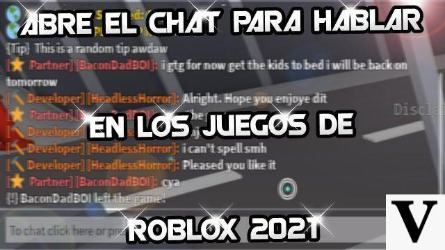 Cómo hablar en chat privado en Roblox