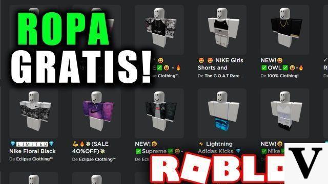 Cómo canjear códigos de ropa en Roblox y obtener artículos gratis